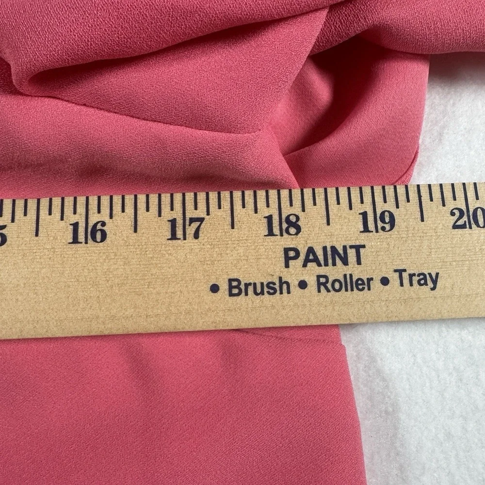 Kate Spade Cold Shoulder Flutter Sleeve Crepe Dress‎ Petunia Pink Womens Small